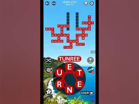 Wordscapes Level 6767 Answers.